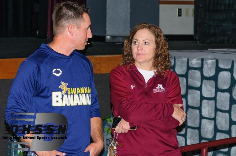 Gillum having a ball with unique baseball squad