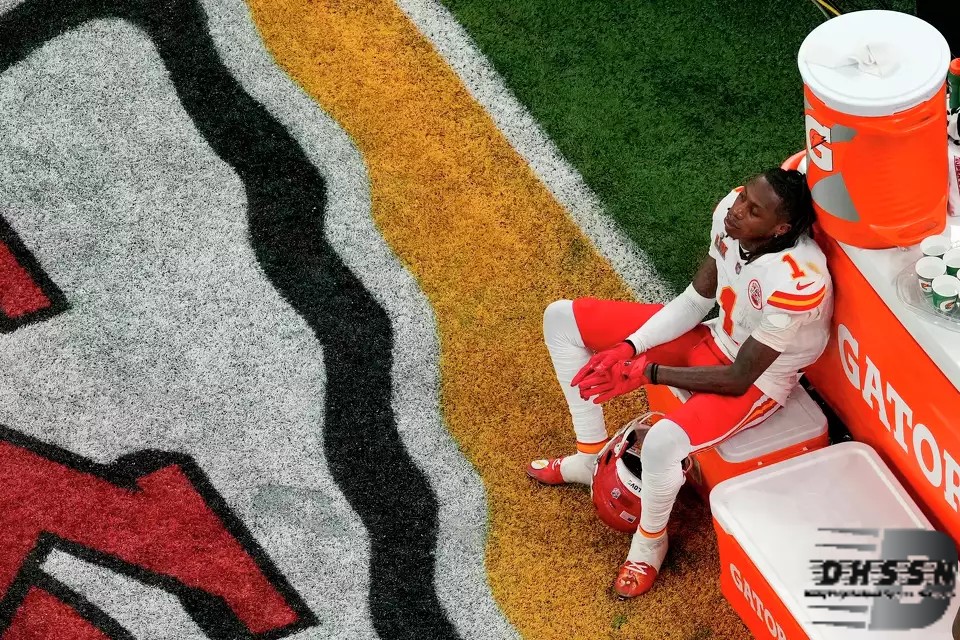 Chiefs receiver Xavier Worthy is arrested in Texas on a family violence assault charge